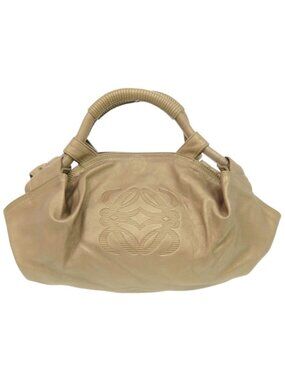 Loewe Nappa Aire Leather Gold Handbag